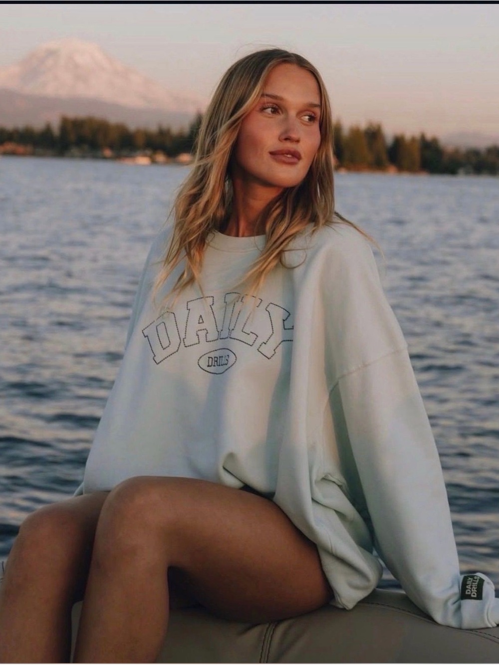Daily Drills Oversized Crewneck Sweatshirt - M/L